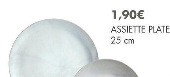 E.Leclerc ASSIETTE PLATE 25 cm offre