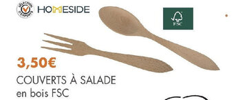 E.Leclerc COUVERTS À SALADE en bois FSC offre