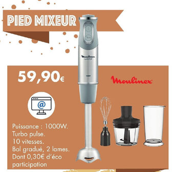 E.Leclerc Puissance : 1000W. Turbo pulse. offre