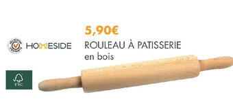 E.Leclerc ROULEAU À PATISSERIE en bois offre