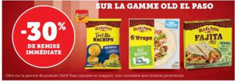Hyper U SUR LA GAMME OLD EL PASO offre