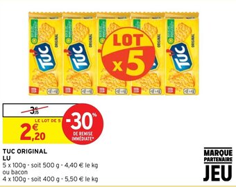 Intermarché TUC ORIGINAL LU offre