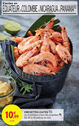 Intermarché Hyper CREVETTES CUITES offre