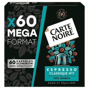Carrefour Sur toutes les capsules de café compatibles nespresso carte noire offre