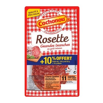 Carrefour Cochonou rosette offre