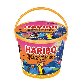 Carrefour Haribo seau de bonbons halloween offre