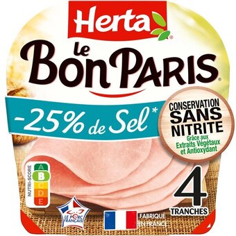 Carrefour Market Herta jambon le bon paris offre
