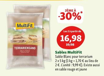 Maxi Zoo Multifit sables offre