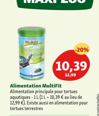 Maxi Zoo Multifit alimentation multifit offre