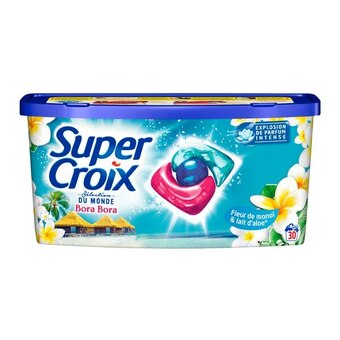 Carrefour Market Supercroix lessive capsules offre