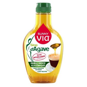 Auchan Sirop d'agave sunny via offre