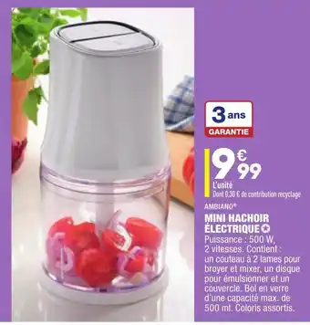 ALDI Mini Hachoir Electrique offre