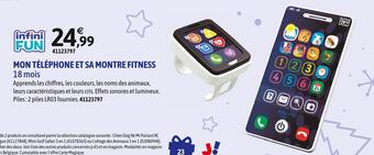 Non mon téléphone et sa montre fitness