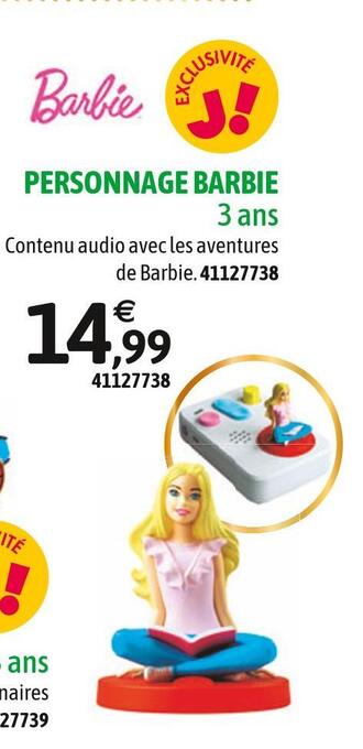 JouéClub Barbie personnage barbie offre