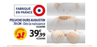 JouéClub Peluche ours augustin 70 cm offre
