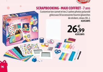 JouéClub Maped creativ scrapbooking - maxi coffret offre