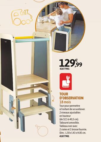 JouéClub Janod tour d’observation offre