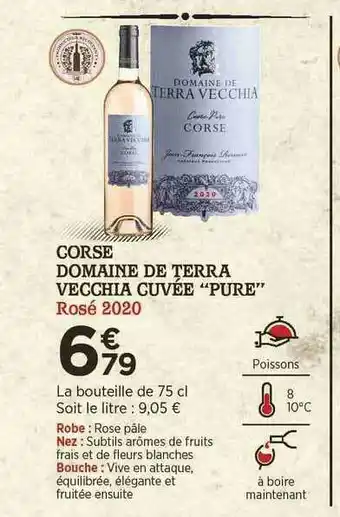 Bi1 Corse Domaine De Terra Vecchia Cuvée offre