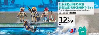 JouéClub Playmobil 71146 équipe forces spéciales avec bandit offre