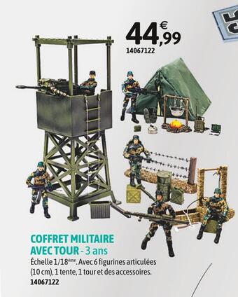 JouéClub Team city coffret militaire avec tour offre