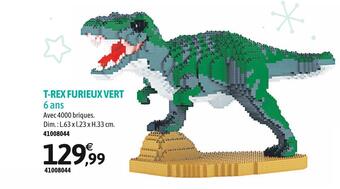 JouéClub T-rex furieux vert offre