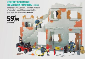 JouéClub Coffret opération de secours pompiers offre