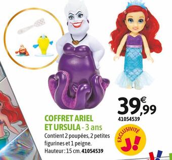 JouéClub Coffret ariel et ursula offre