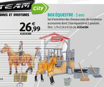 JouéClub Team city box équestre offre