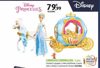 JouéClub Disney princesses carrosse cendrillon offre
