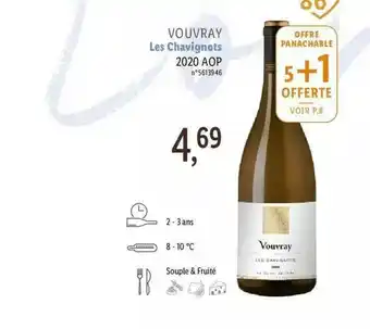 Lidl Vouvray Les Chavignots 2020 Aop offre