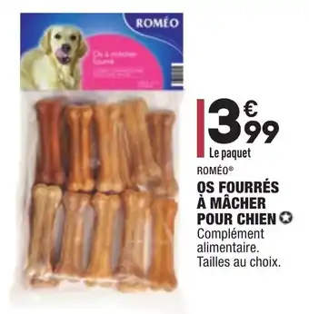 ALDI Os Fourrés A Macher Pour Chien offre