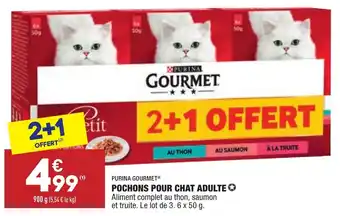 ALDI Pochons Pour Chat Adulte offre