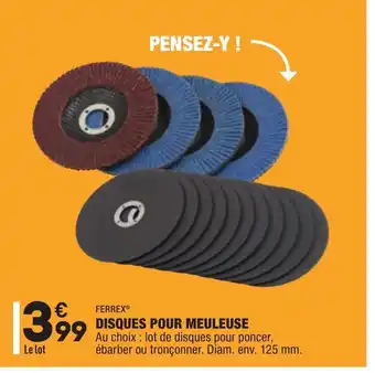 ALDI Disques Pour Meuleuse offre