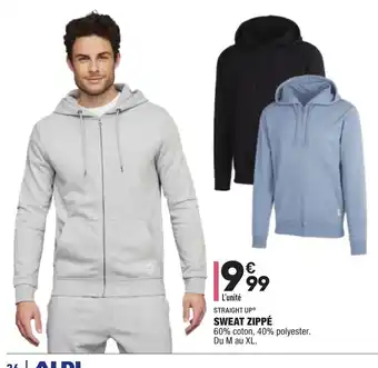 ALDI Sweat Zippé offre