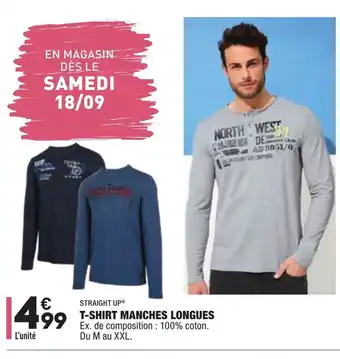 ALDI T-Shirt Manches Longues offre