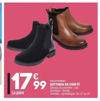 Bottines En Cuir