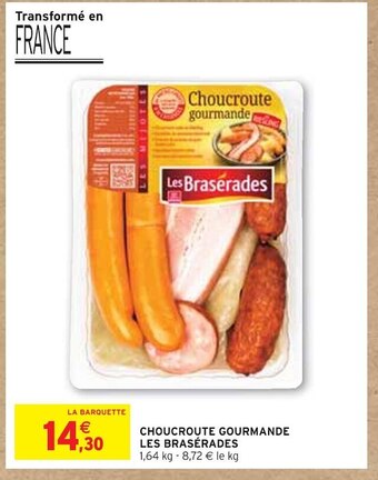 Les brasérades choucroute gourmande