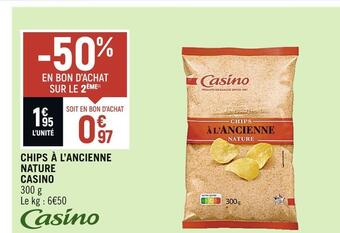 Spar Casino chips à l’ancienne nature offre