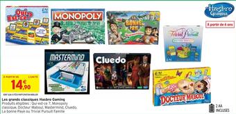 Intermarché Hasbro gaming les grands classiques hasbro gaming offre