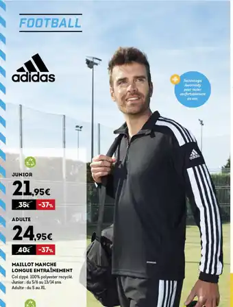 Sport 2000 Maillot Manche Longue Entrainement offre