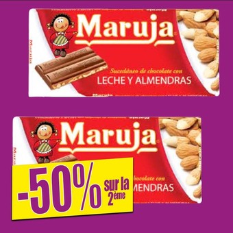 Chocolat au lait et amandes