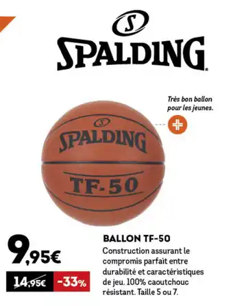 Sport 2000 Ballon TF-50 offre