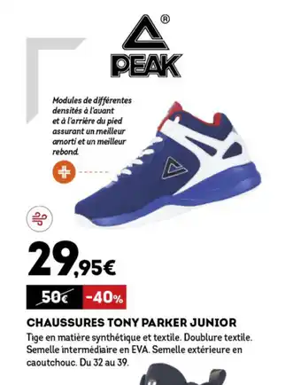 Chaussures Tony Parker Junior