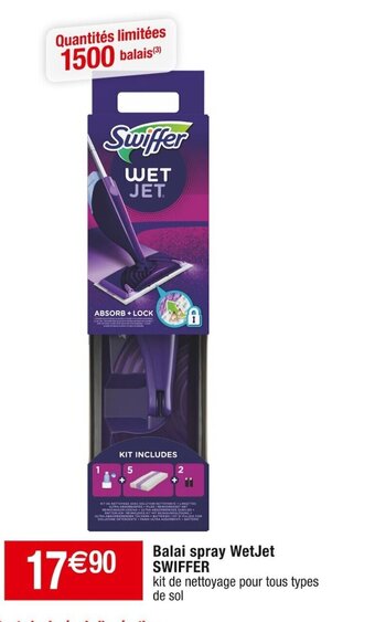 Cora x Carrefour Balai spray WetJet SWIFFER offre