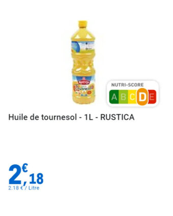 E.Leclerc Huile de tournesol RUSTICA offre