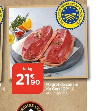 Bi1 Magret de canard offre