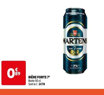 Auchan BIÈRE FORTE 7 offre