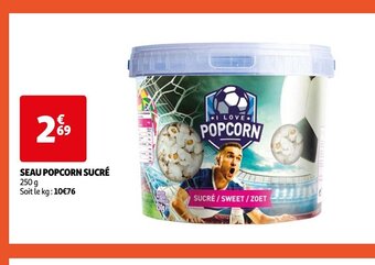 Auchan SEAU POPCORN SUCRÉ offre