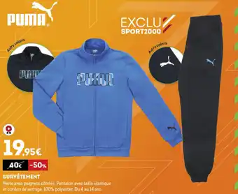 Sport 2000 Survêtement offre