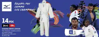 Sport 2000 Kimono shiro junior offre